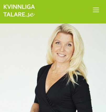 Ny talare Karin Zingmark trendspanar i den digitala världen och föreläser om digitalt ledarskap.