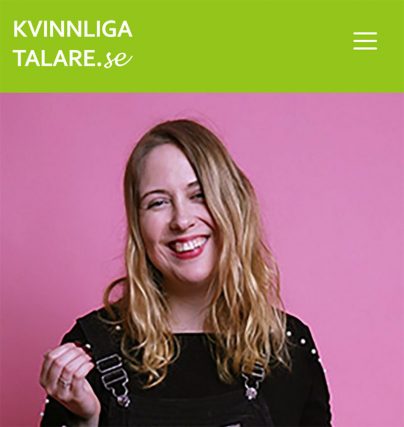 Boka en föreläsning med talare Nicole Blomgren om feminism, funkofobi och relationer.